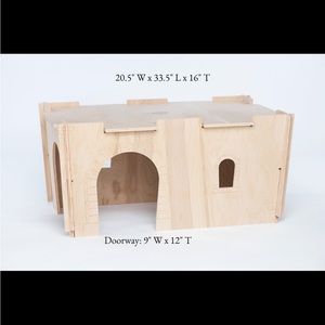 SMALL PET SELECT LARGE HIDEAWAY HABITAT TUNNEL BUNNY RABBIT Heidi house